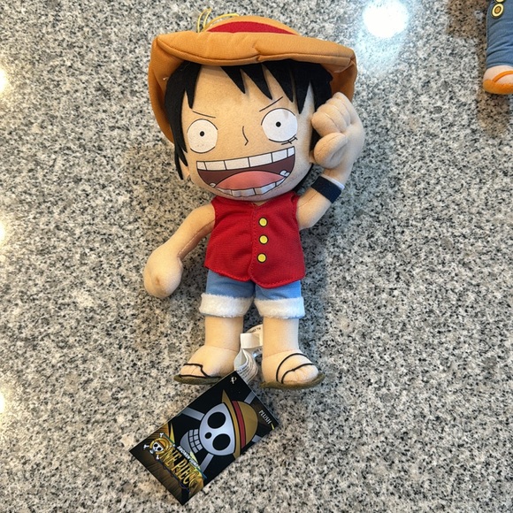 Bundle of three-One Piece Luffy D Monkey 10" Plush Animes. - Picture 3 of 4